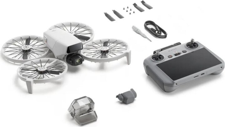 DJI Flip (RC 2) Összecsukható drón propellervédővel - Fehér