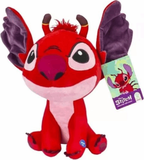 Disney Stitch Ördögi Stitch plüssfigura hanggal 35 cm