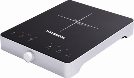 Hausberg HB-1526AB Hordozható 1 Zónás Indukciós Főzőlap 2000W - Fekete Hausberg HB-1526AB Hordozható 1 Zónás Indukciós Főzőlap 2000W - Fekete