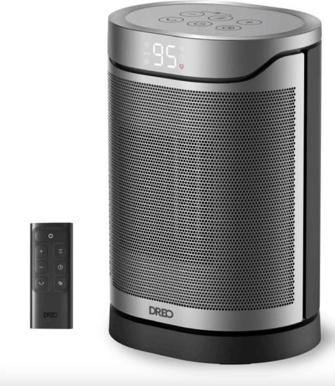 Dreo Atom 318 Szabadonálló Elektromos Hősugárzó 1500 W - Ezüst