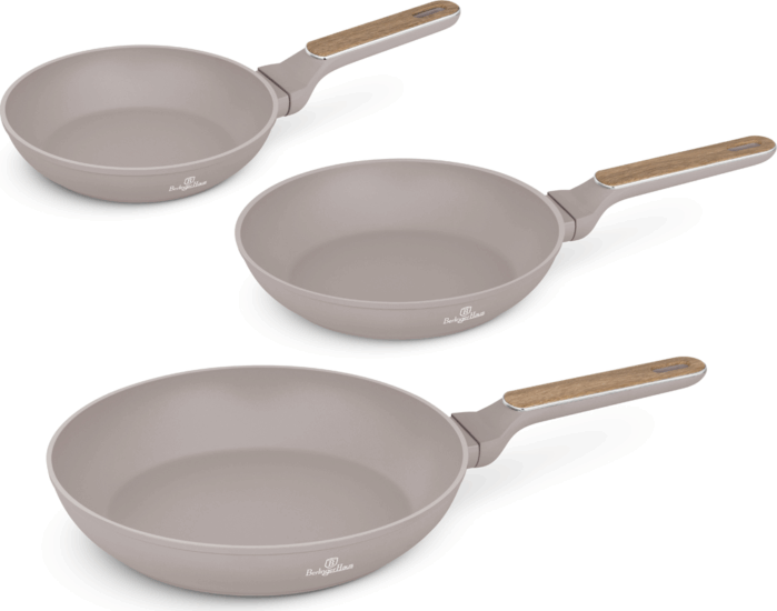 Berlinger Haus BH/8341 3 részes Serpenyő készlet 20 / 24 / 28 cm - Matt taupe Berlinger Haus BH/8341 3 részes Serpenyő készlet 20 / 24 / 28 cm - Matt taupe