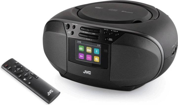 JVC RDE664BDAB Hordozható CD lejátszós DAB+/FM Rádió - Fekete