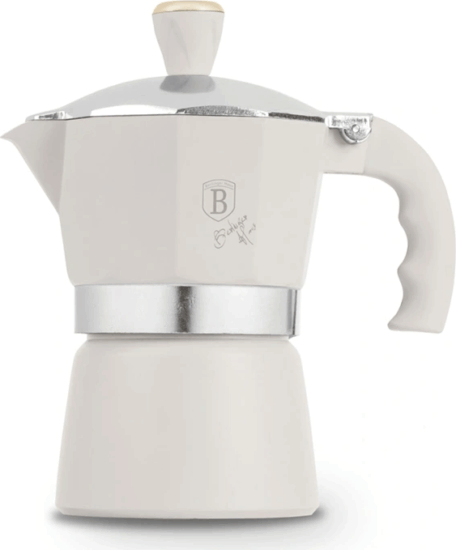 Berlinger Haus BH/8571N 3 személyes Kotyogós kávéfőző - Matt krém Berlinger Haus BH/8571N 3 személyes Kotyogós kávéfőző - Matt krém