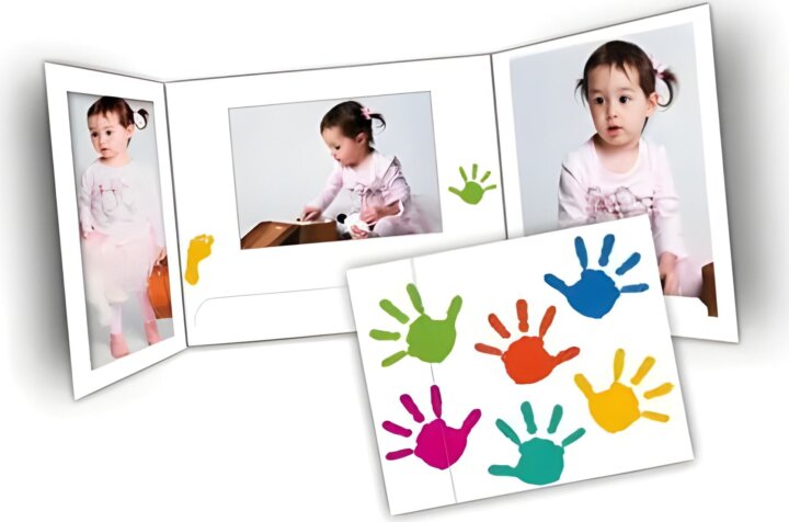 Daiber Kids Portrait Fotómappa 13x18 cm 25 db - Színes Mintás