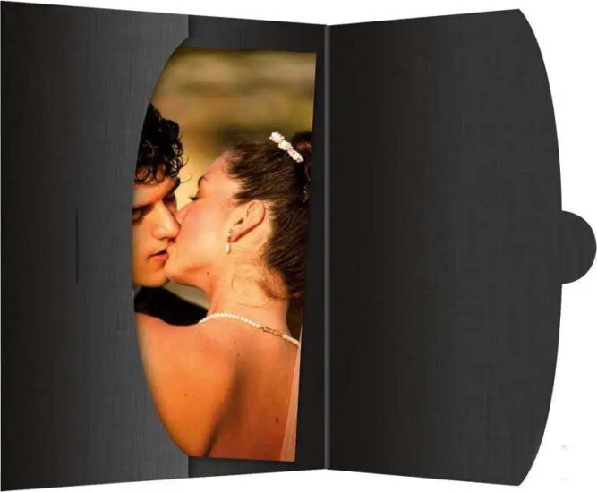 Daiber Fotómappa / Borító 15x20 cm 50 db - Fekete