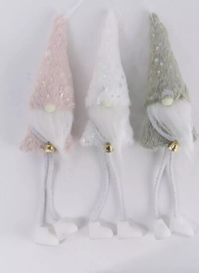 Karácsonyi manó figura csillaggal 36 cm - Többféle Karácsonyi manó figura csillaggal 36 cm - Többféle