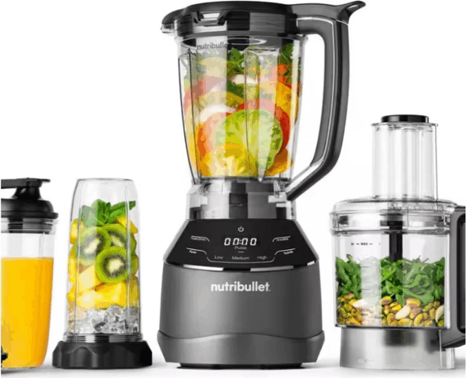 Nutribullet NBF580B Elektromos Turmixgép 1,6L / 1500 Watt - Ezüst / Fekete