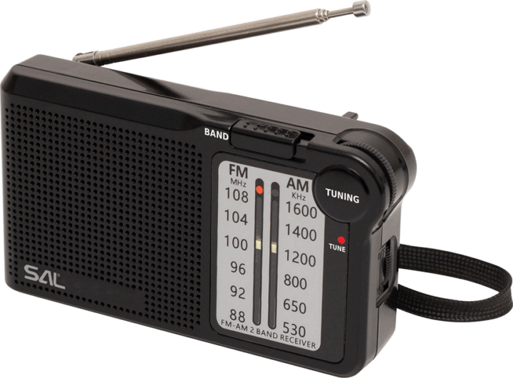 Sal RPC5 Hordozható FM Zsebrádió - Fekete
