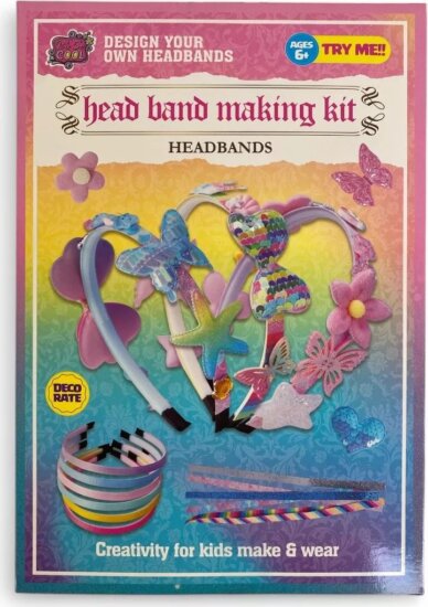 Hajpánt készítő szett kiegszítőkkel kreatív készlet lányoknak