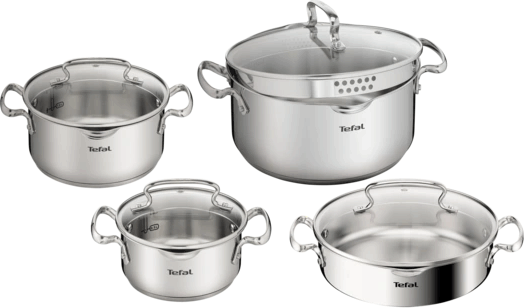 Tefal G719S855 Rozsdamentes Acél Edénykészlet - Inox (8 részes)