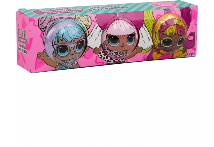 L.O.L. 3 darabos Illatos fürdőbomba csomag lányoknka