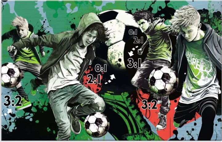 Herma Foci mintás asztali gyerek könyökalátét 55 x 35 cm - Mintás