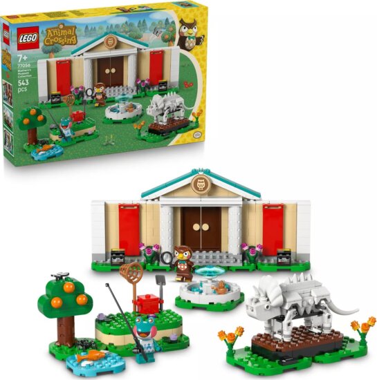 LEGO® Animal Crossing: 77056 Blathers múzeumi gyűjteménye