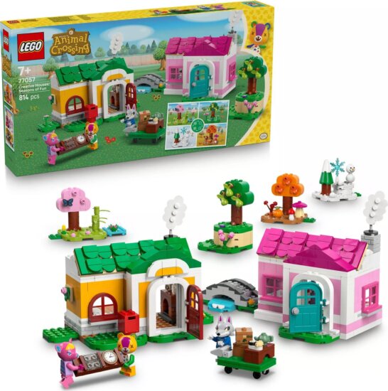 LEGO® Animal Crossing: 77057 Kreatív házak: vidám évszakok