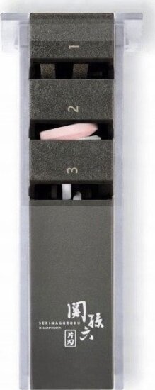 KAI Seki Magoroku Gyémánt- és Kerámia Késélező 51 x 55 mm - Szürke