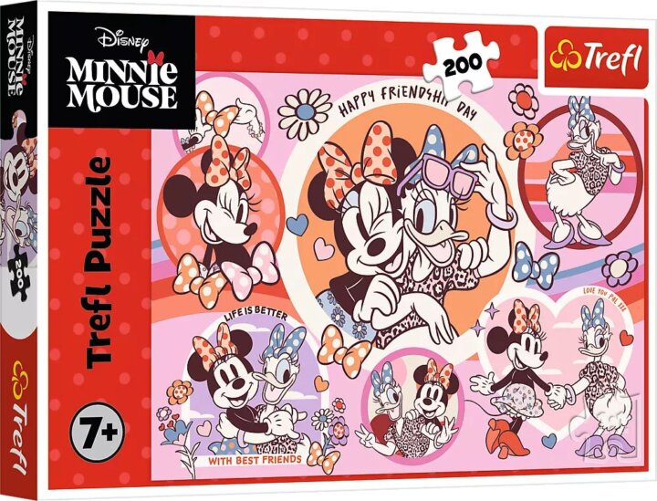 Trefl 13343 Minnie egér 200 darabos puzzle