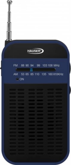 Hauser TR-905 AM/FM Zsebrádió - Fekete