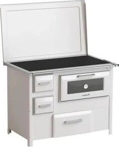 Warnex MBS9-RS Szabadonálló Jobbos Sparhelt 1100W - Fehér