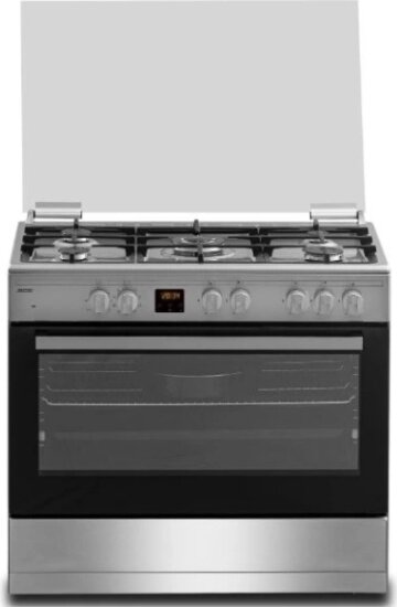 MPM MPM-93-KGM-33 Kombinált 5 zónás szabadonálló Gáz/Elektromos Tűzhely - Inox