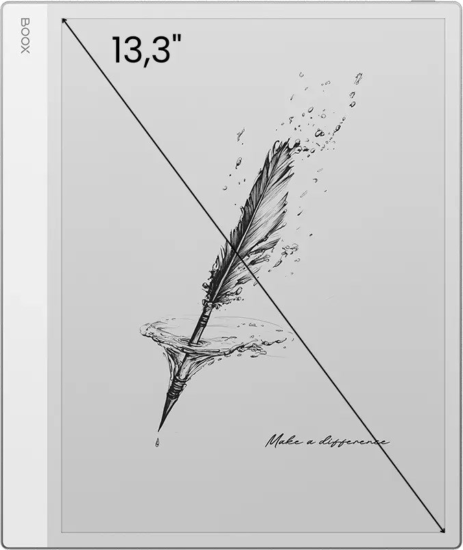 Onyx Boox Note Max 13,3" 128GB E-book olvasó - Szürke