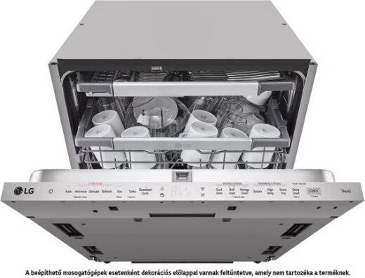 Lg DB476TXS Beépíthető mosogatógép 60cm 14 teríték - Inox