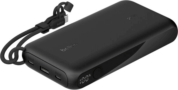 Belkin BPB028hqBK PD 20W Powerbank 20.000mAh + USB-C kábel - Fekete Belkin BPB028hqBK PD 20W Powerbank 20.000mAh + USB-C kábel - Fekete
