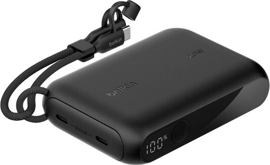 Belkin BPB027hqBK PD Powerbank 10.000mAh 20W + USB-C kábel - Fekete
