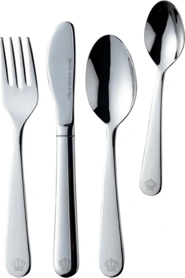 Royal Van Kempen & Begeer Rozsdamentes acél gyerek evőeszköz 4 darabos szett - Inox