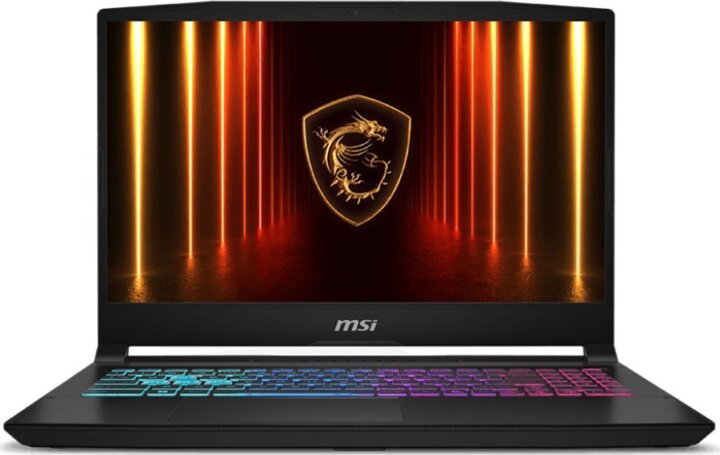 MSI Katana 15 HX B14WEK Laptop Fekete (15,6" / Intel Core i5-14450HX / 16GB / 512GB SSD / Nvidia GeForce RTX 5050)