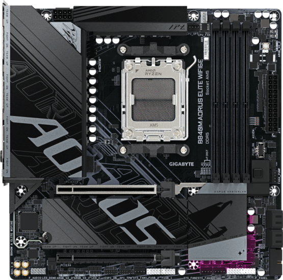 Gigabyte B840M Aorus Elite WIFI6E DDR5 AMD AM5 MicroATX alaplap