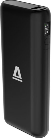 Avax PB203 Vitality+ Powerbank integrált kábellel USB-A + Type-C / 20000mAh 18W - Fekete