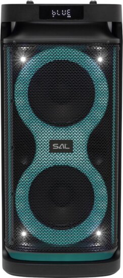 SAL PAR2100BT Bluetooth 2-utas Party hangszóró 80W - Fekete