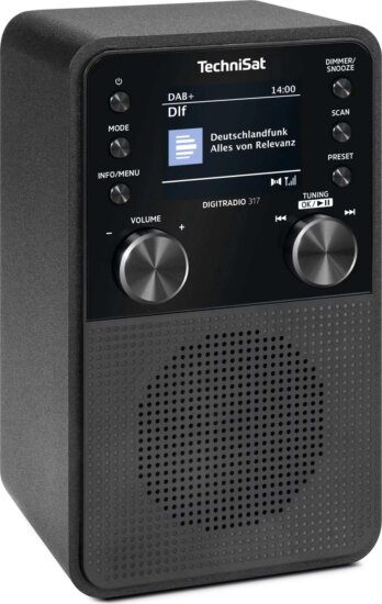 Technisat DigitRadio 317 Asztali Rádió - Fekete