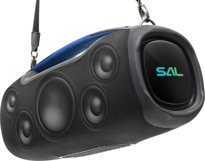 SAL BT9000 Vízálló Bluetooth hordozható hangszóró 100 Watt - Fekete