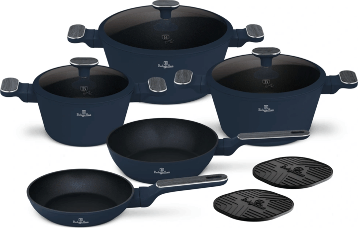 Berlinger Haus BH/8381 Alumínium Edénykészlet - Kék (10 részes)