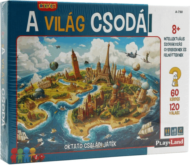 PlayLand Dexy A Világ csodái családi társasjáték