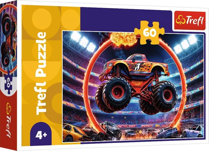 Trefl 17404 Monster Truck 60 darabos puzzle