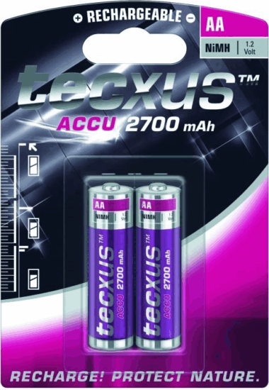 Somogyi TCM2700AA Újratölthető NiMH Ceruzaelem AA 2700mAh 1.2V (2db/csomag)