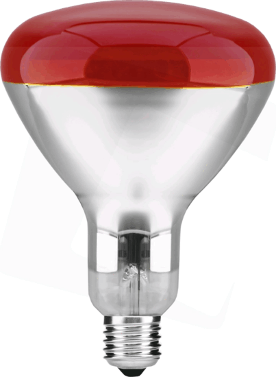 Avide ASIR27-250W-R Infra Izzó 250W E27 - Piros