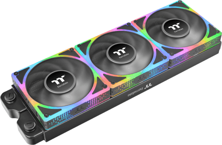 Thermaltake TOUGHFAN EX 120 120mm PWM ARGB LED Rendszerhűtő ventilátor 3db - Fekete