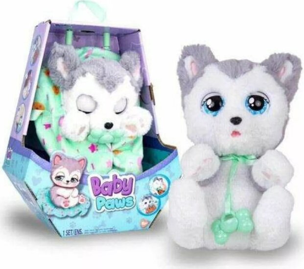 Bébi Mancs interaktív plüss kutyus - Husky