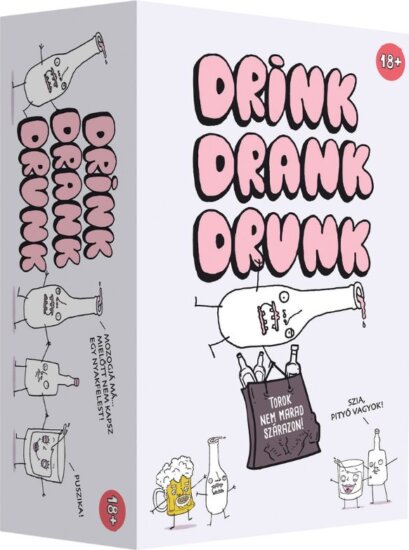 Drink Drank Drunk ivós party kártyajáték felnőtteknek