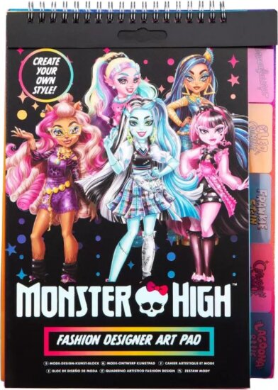 Monster High: Divattervező vázlatfüzet matricákkal