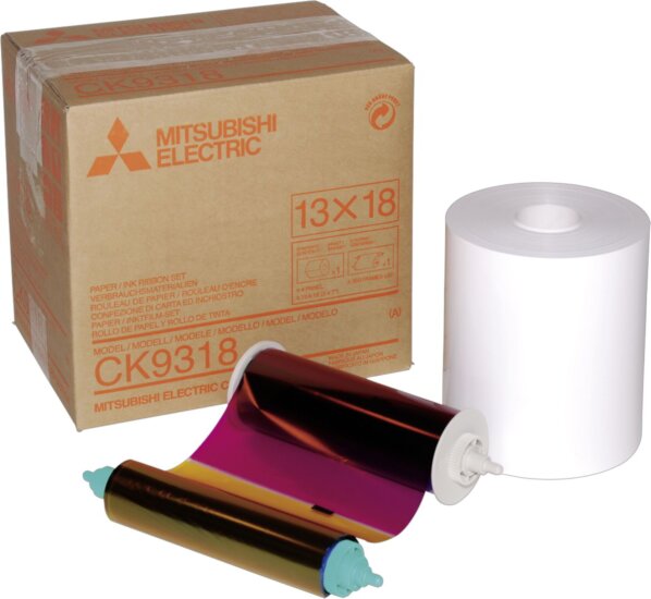 Mitsubishi CK9318 13x18 cm Szublimációs Fotópapír és Festékszalag (350 db/csomag)