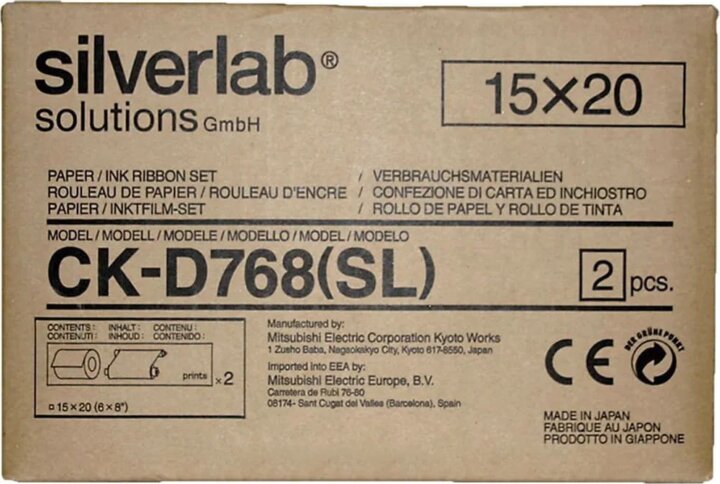 Mitsubishi CK-D768SL Fotópapír 15x20 cm (2×200 db/csomag)