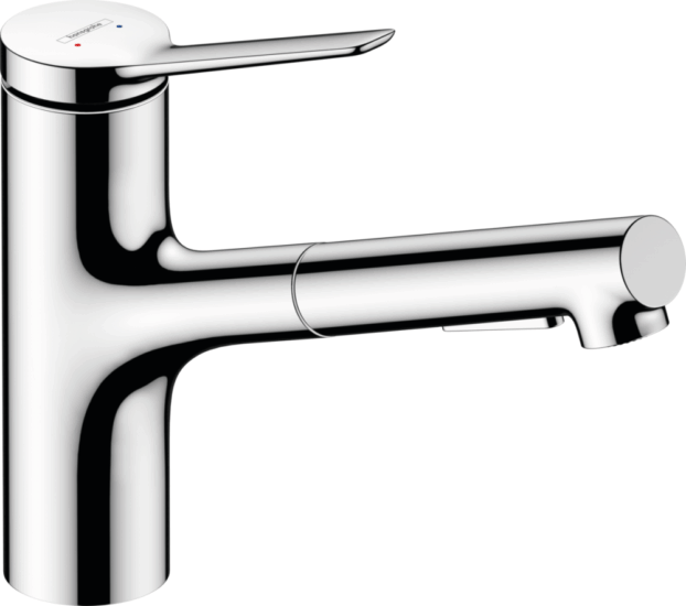 Hansgrohe Zesis M33 Egykaros konyhai csaptelep 140 Kihúzható kifolyóval