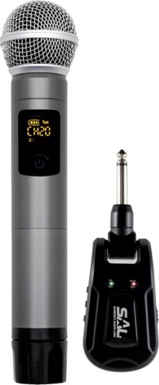 SAL MVN 300 Vezeték nélküli Karaoke Mikrofon - Ezüst