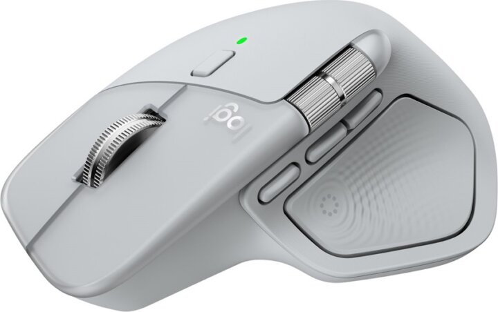 Logitech MX Master 4 Vezeték nélküli Bluetooth Egér - Halványszürke