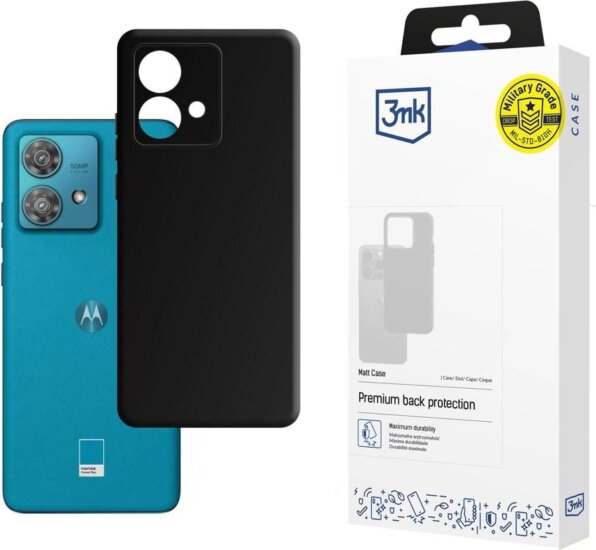 3mk Matt TPU Motorola Edge 40 Neo Telefon tok - Fekete