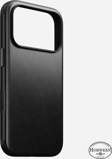 Nomad Modern Leather Apple iPhone 17 Pro Telefon tok - Fekete